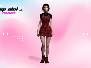 3d kpop idol series vol1 sena 3D Модель