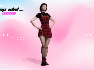 3d kpop idol series vol1 sena 3D Модель