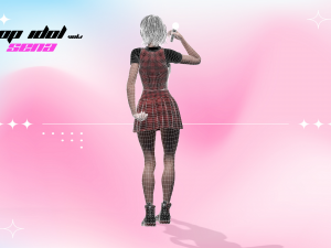 3d kpop idol series vol1 sena 3D Модель