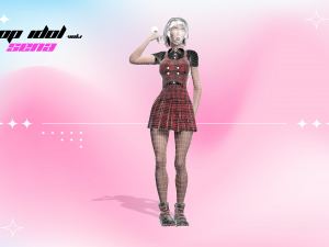 3d kpop idol series vol1 sena 3D Модель