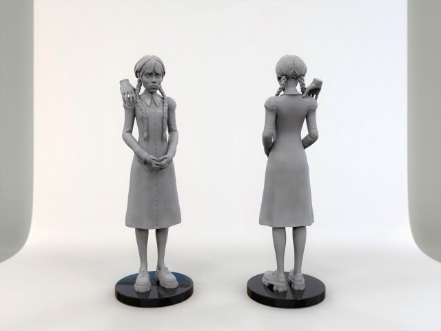 MERCREDI ADDAMS - MERLINA - FUNKO POP imprimé en 3D • Fabriqué