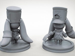 Pom-Pom figurine Modelo de impresión 3D