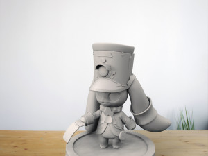 Pom-Pom figurine Modelo de impresión 3D