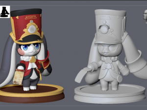 Pom-Pom figurine Modelo de impresión 3D
