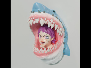 Ebisu in Shark costume 3Dプリントモデル