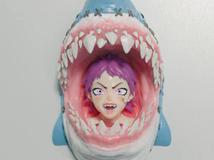 Ebisu in Shark costume 3D Print Model
