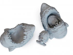 Ebisu in Shark costume 3D Print Model