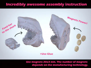 Ebisu in Shark costume 3D Print Model