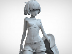 Nazuna Nanakusa fanart sculpt Model Cetak 3D