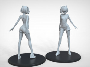 Nazuna Nanakusa fanart sculpt Model Cetak 3D