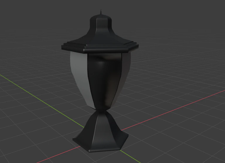 Street Lamp 3D Model .c4d .max .obj .3ds .fbx .stl .blend 