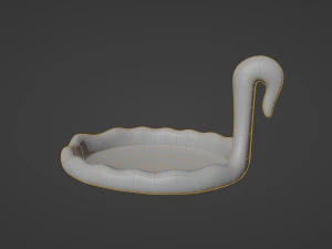 Swan Candy Holder 3D Print Model