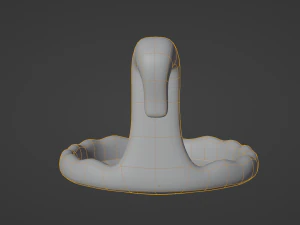 Swan Candy Holder 3D Print Model