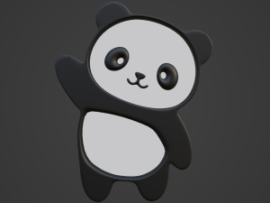 Panda 3D Print Model