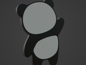 Panda 3D Print Model