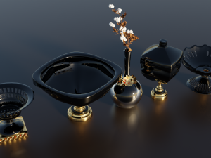 Decorative Vases 3D Model