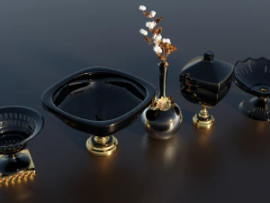 Decorative Vases 3D Model