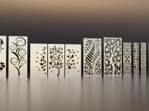 Ornaments Panel Pack 3D Model