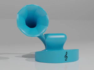 Gramo Phone Amplifier 3D Print Model