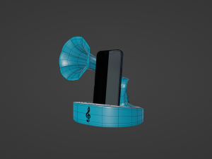 Gramo Phone Amplifier 3D Print Model