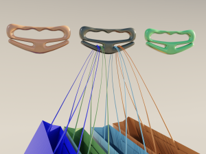 Grocery Bag Holder Handle Carrier Model Cetak 3D