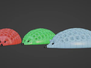 Hedgehog Pencil Holder 3D Print Model