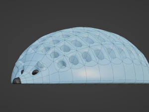 Hedgehog Pencil Holder 3D Print Model