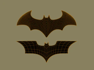 Batman Badge 3D Print Model