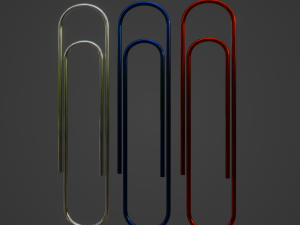 Paper Clip 3D Baskı Modeli