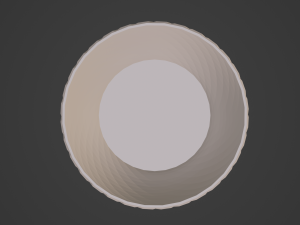 Flower Bowl Vase 3D-Druckmodell