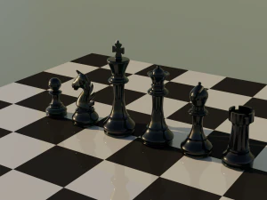 Chess Set 3D Print Model