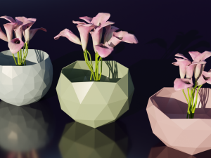Flower Bowl Vase V2 3Dプリントモデル