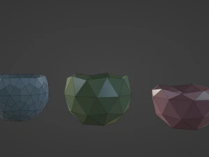 Flower Bowl Vase V2 3D Print Model