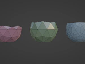 Flower Bowl Vase V2 3D Print Model