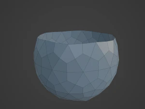 Flower Bowl Vase V2 3D Print Model
