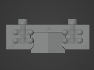 Square Linear Guideway Rail 3D Принт Модель