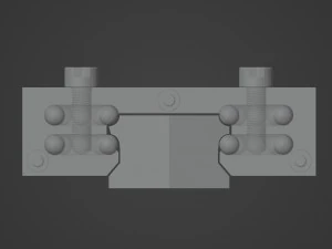 Square Linear Guideway Rail 3D Print Model
