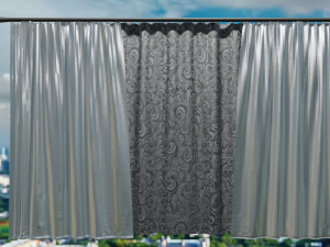 Curtains 3D 模型