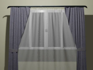 Cortinas Modelo 3D