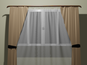 Curtains 3D 模型