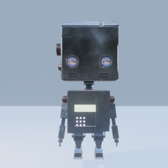 Robot 3D Model .c4d .max .obj .3ds .fbx .stl .blend 