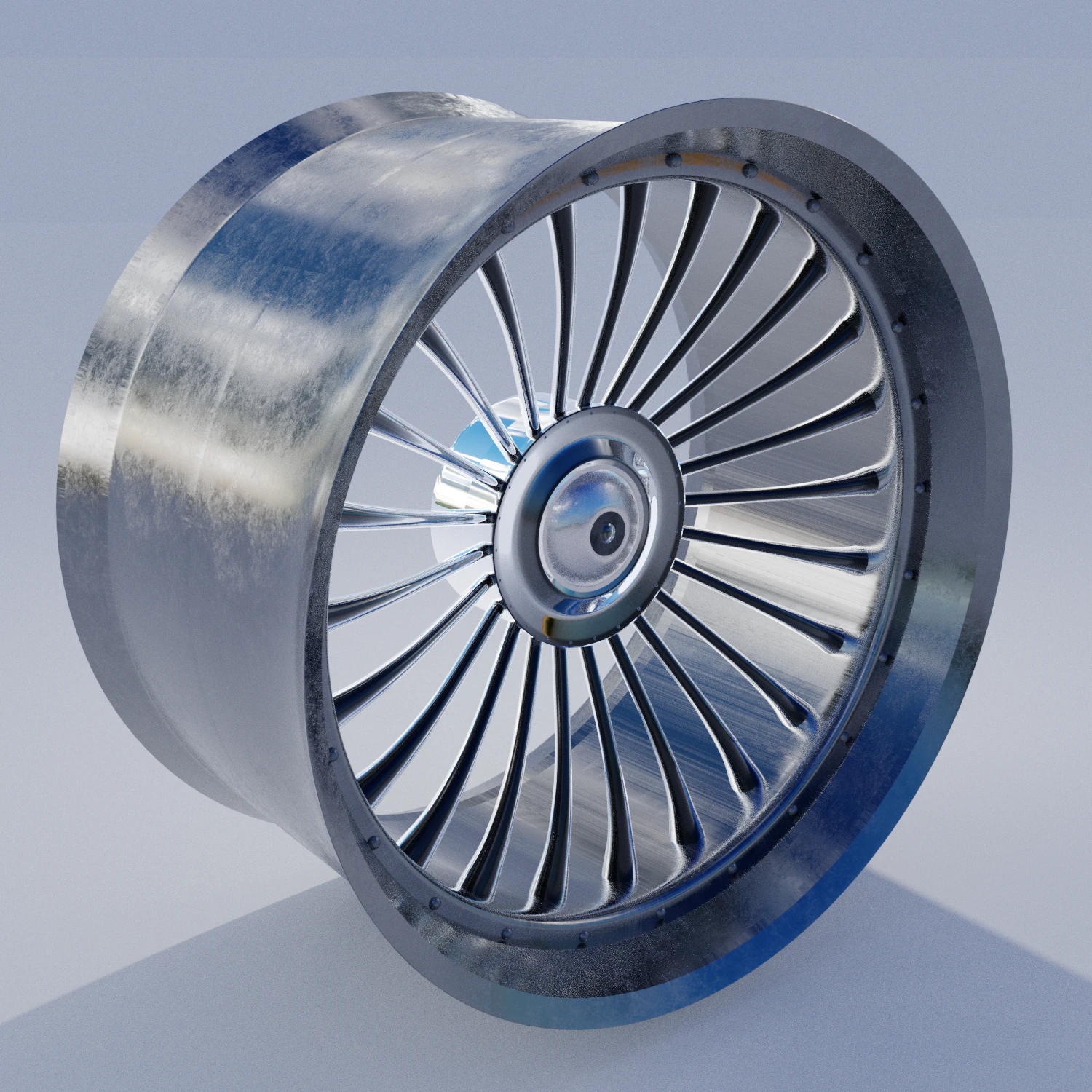 Wheel 3D Model .c4d .max .obj .3ds .fbx .stl .blend 