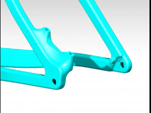 Mountainbike Frame Hardtail 3D Model