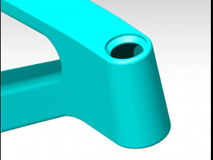 Mountainbike Frame Hardtail 3D Model