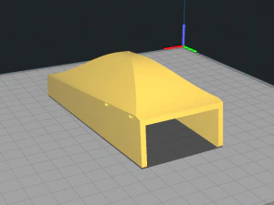 Cover cable plate support Duke 890 3D Print Model