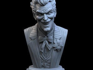 STL JOKER BUST 3D PRINT Modelo de impresión 3D