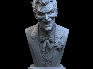 STL JOKER BUST 3D PRINT 3D Print Model