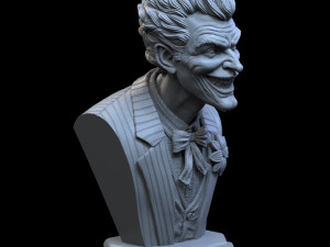 STL JOKER BUST 3D PRINT Modelo de impresión 3D