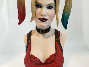 STL HARLEY QUINN BUST 3D PRINT Model do druku 3D