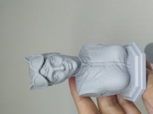 STL CATWOMAN BUST 3D PRINT 3Dプリントモデル